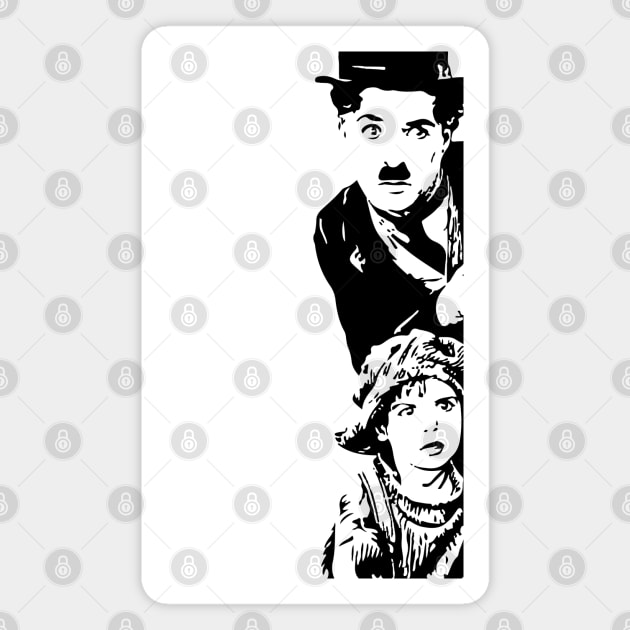 Chaplin Magnet by Josué Leal